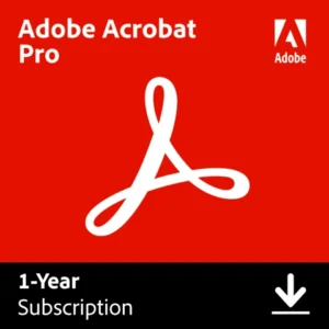 Adobe Acrobat Pro 1 year Subscription