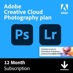Adobe Photography Plan 20 GB- 1TB Subscription